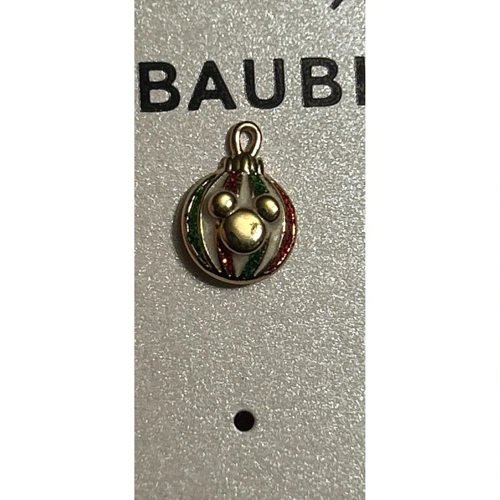 New Disney x Baublebar 3 pairs Christmas Holiday Stud Earrings Tree Sweater Orna
